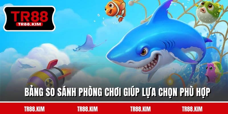 Bảng so sánh phòng chơi giúp lựa chọn phù hợp Bảng so sánh phòng chơi giúp lựa chọn phù hợp