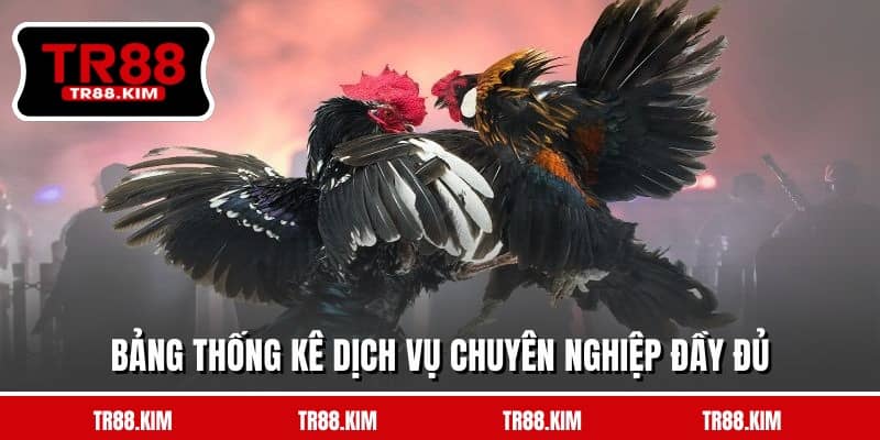 Bảng thống kê dịch vụ chuyên nghiệp đầy đủ Bảng thống kê dịch vụ chuyên nghiệp đầy đủ