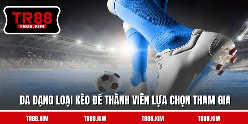 Đa dạng loại kèo để thành viên lựa chọn tham gia Đa dạng loại kèo để thành viên lựa chọn tham gia