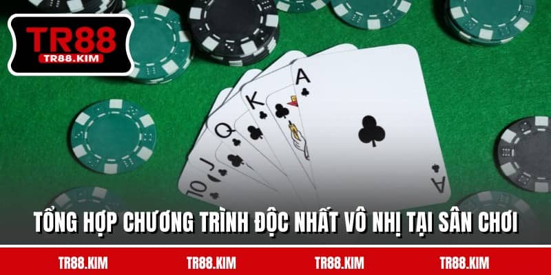Tổng hợp chương trình độc nhất vô nhị tại sân chơi