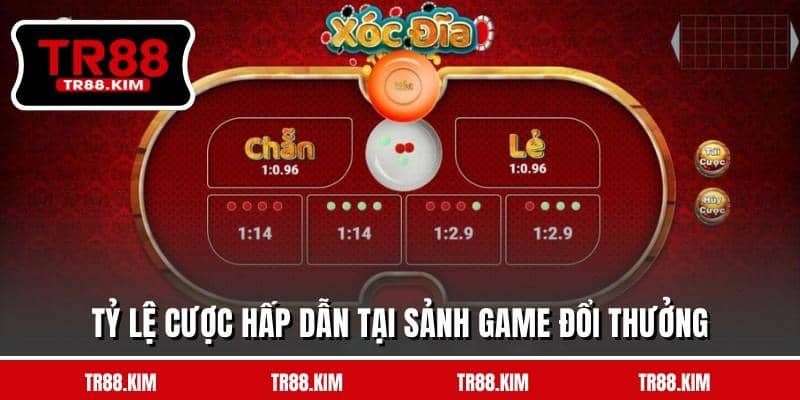 Tỷ lệ cược hấp dẫn tại sảnh game đổi thưởng