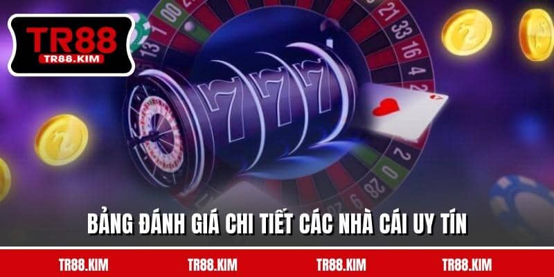 Bảng đánh giá chi tiết các nhà cái uy tín Bảng đánh giá chi tiết các nhà cái uy tín