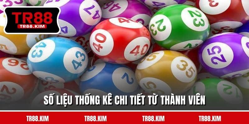 Số liệu thống kê chi tiết từ thành viên Số liệu thống kê chi tiết từ thành viên